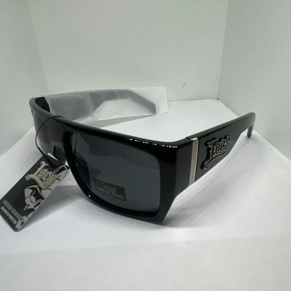 Locs Hardcore Sunglasses Bold Square Frame UV400 Street Style